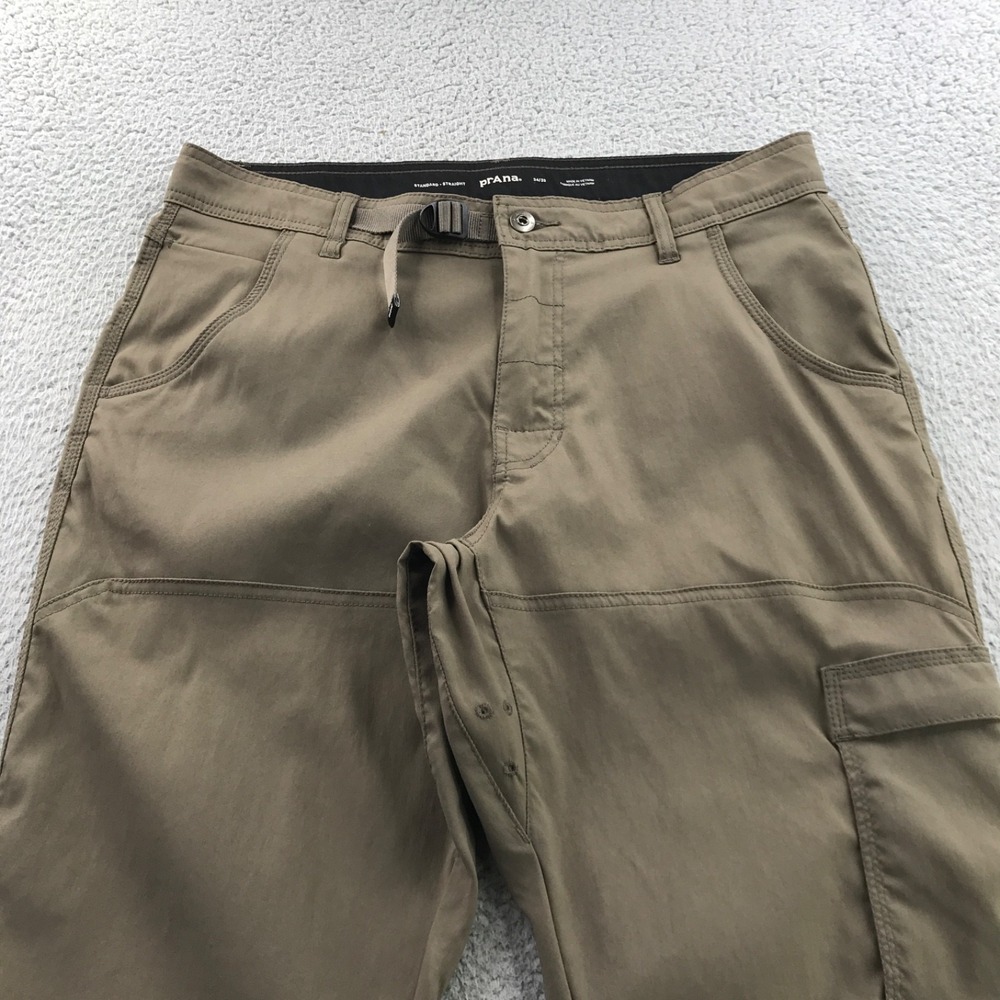 Prana Pants Mens 34x32 Zion Belted Standard Straight Outdoor Hiking Cargo Nylon
